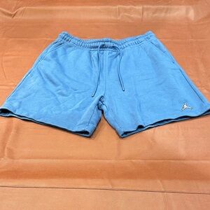 Jordan Light Blue Men's Athletic Fleece Shorts